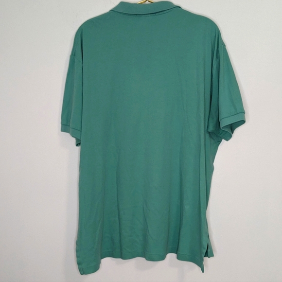 Polo by Ralph Lauren XL Sea Green Teal Short‎ Sleeve Polo Shirt - Picture 4 of 6